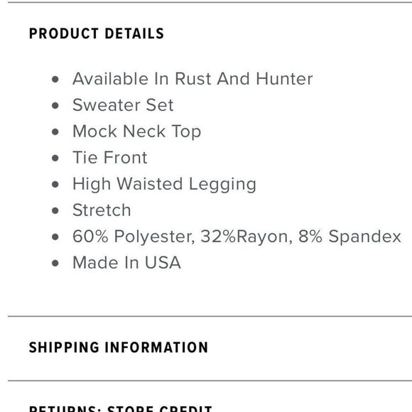 Restart Legging Set - Hunter- Worn Once - Picture 5 of 5